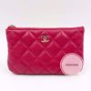 Picture of Chanel O Case, Wallet / Pouch Red Lambskin