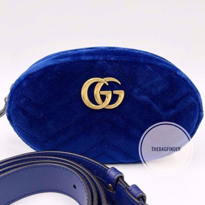 Picture of Gucci Marmont Belt Bag Suede