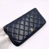 Picture of Chanel Lambskin Black Zip Wallet