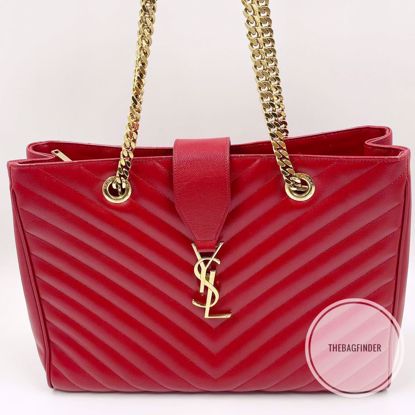 Picture of YSL Monogram Shoppers Red