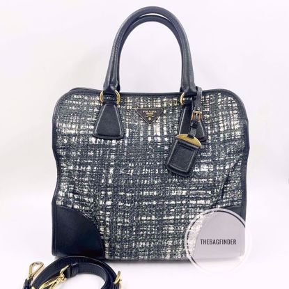 Picture of Prada Tweed Saffiano Two Way