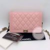 Picture of Chanel Wallet On Chain Boy Caviar Light Pink GHW