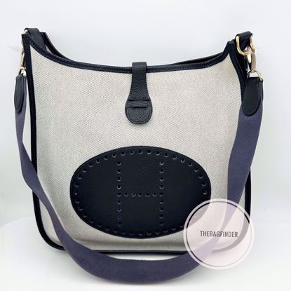 Picture of Hermes Evelyne I PM Cavas Leather Navy